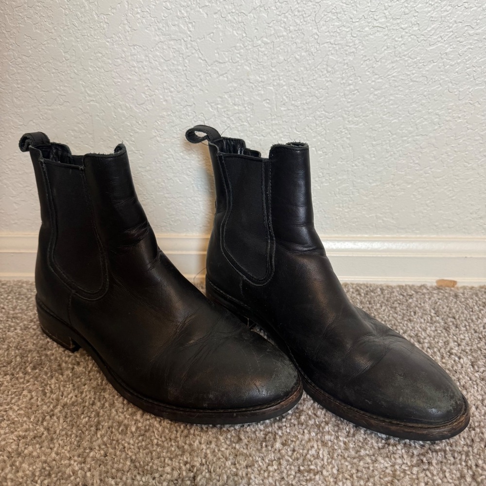 Chelsea Boots Minimalist Thursday Boot Co Duchess Size 7.5 Black